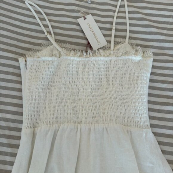 Loveshackfancy linella dress NWT White 2 $495.00 - Picture 7 of 10